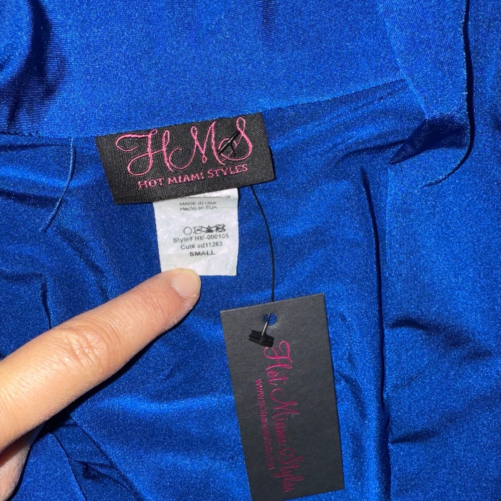Hot Miami Styles Royal Blue Sexy Romper